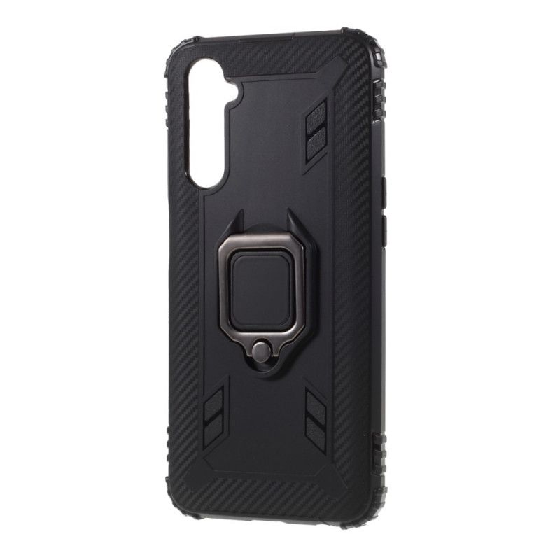 Cover Realme 6 Sort Ring Og Kulfiber