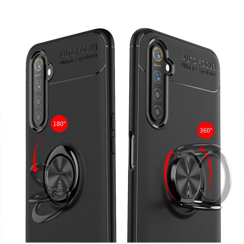 Cover Realme 6 Sort Roterende Ring Original