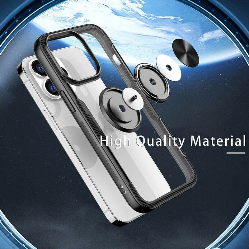 Cover iPhone 13 Pro Carbon Fiber Metal Ring