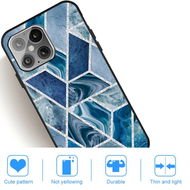 Cover iPhone 13 Pro Glitter Marble