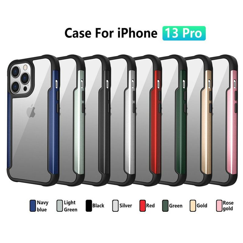 Cover iPhone 13 Pro Klare Hybride Kofangerkanter