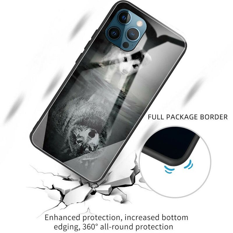 Cover iPhone 13 Pro Puppy Dream Hærdet Glas