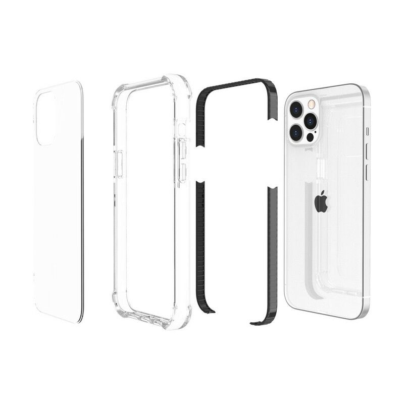 Cover iPhone 13 Pro Telefon Etui Gennemsigtige Silikonekanter