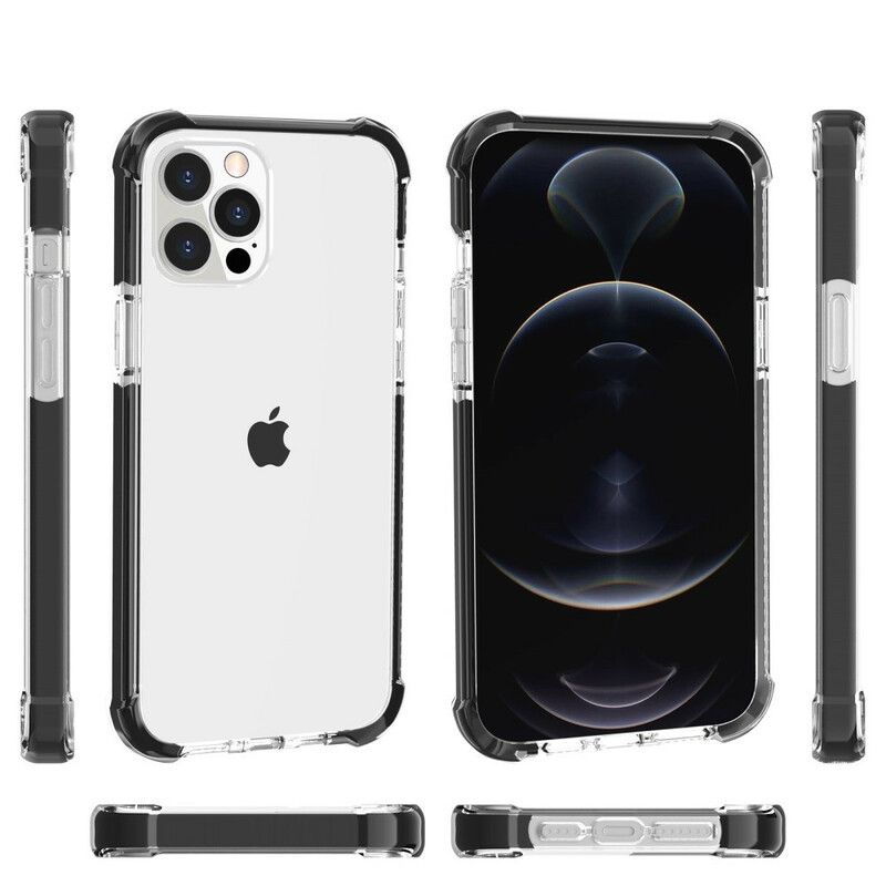 Cover iPhone 13 Pro Telefon Etui Gennemsigtige Silikonekanter