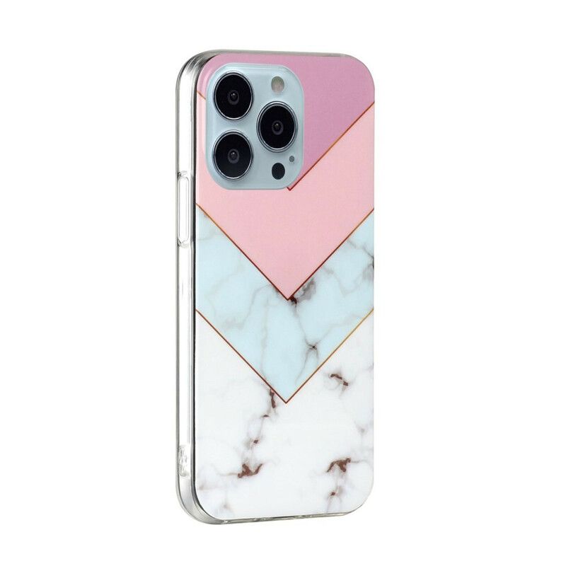 Cover iPhone 13 Pro Telefon Etui Marmor Variation