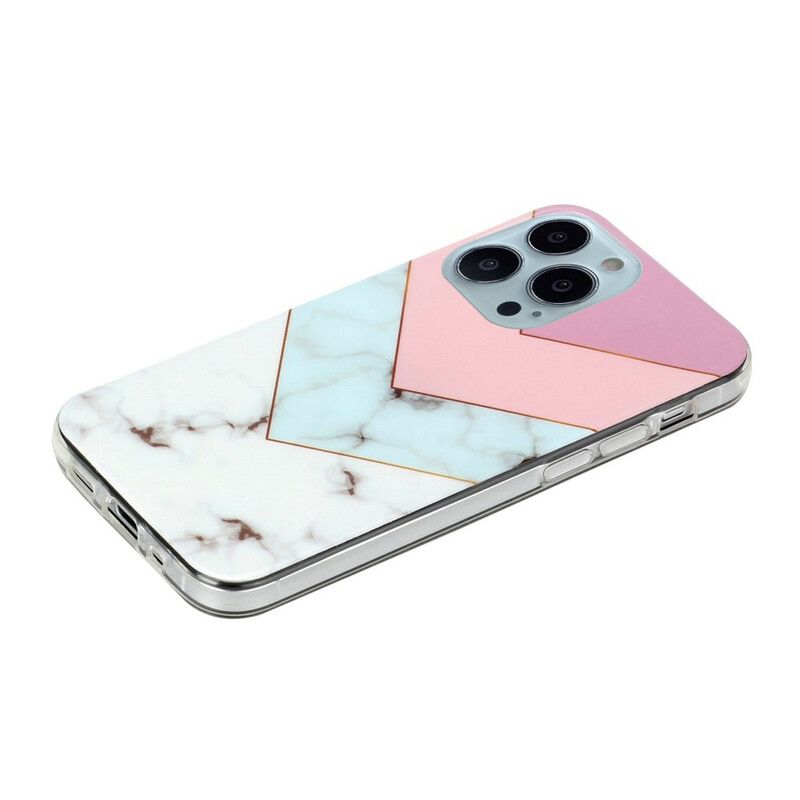 Cover iPhone 13 Pro Telefon Etui Marmor Variation