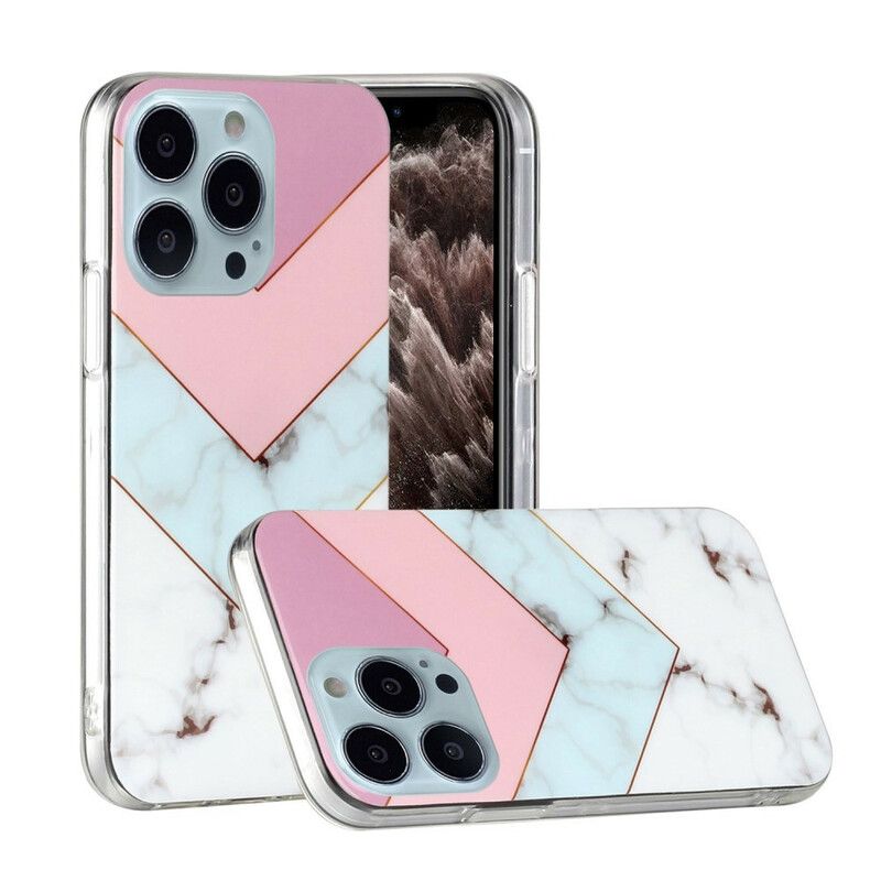 Cover iPhone 13 Pro Telefon Etui Marmor Variation