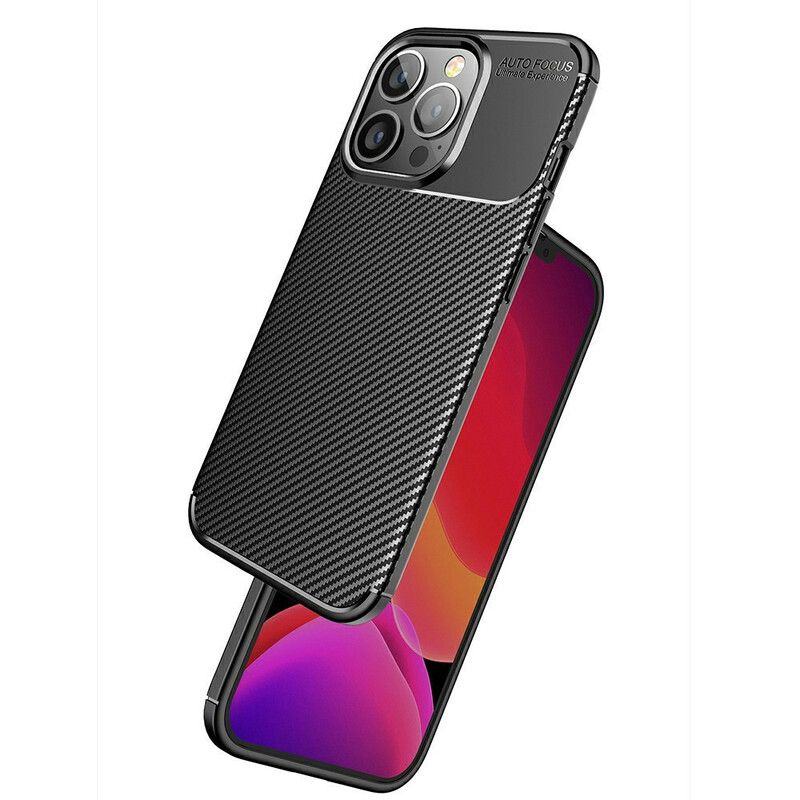 Cover Til iPhone 13 Pro Fleksibel Kulfibertekstur