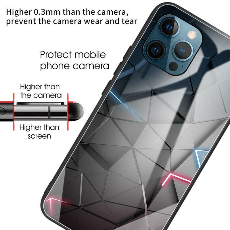 Cover Til iPhone 13 Pro Hærdet Glasgeometri