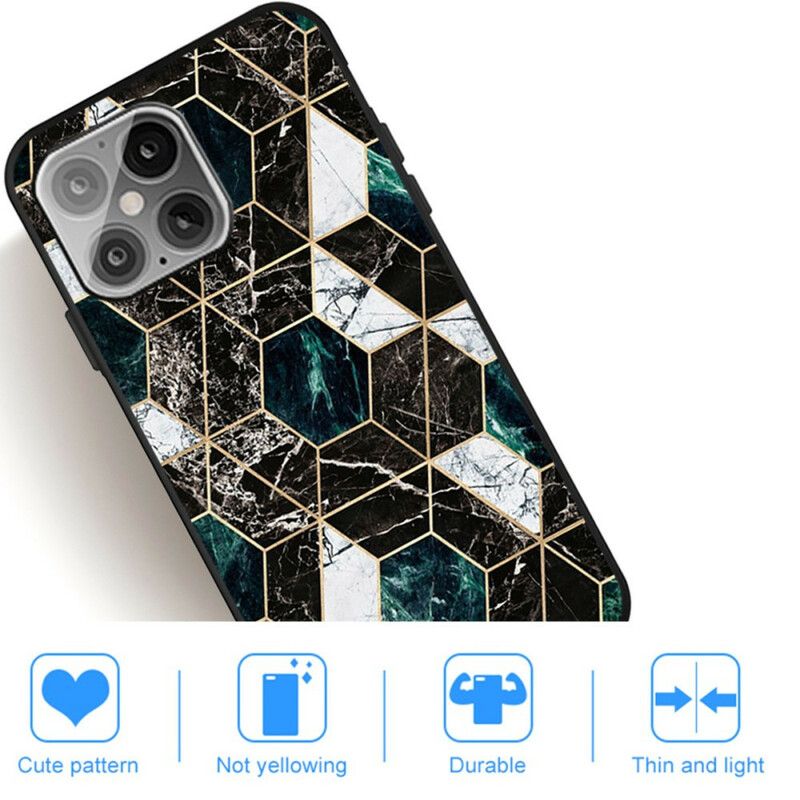 Cover Til iPhone 13 Pro Marmorgeometri