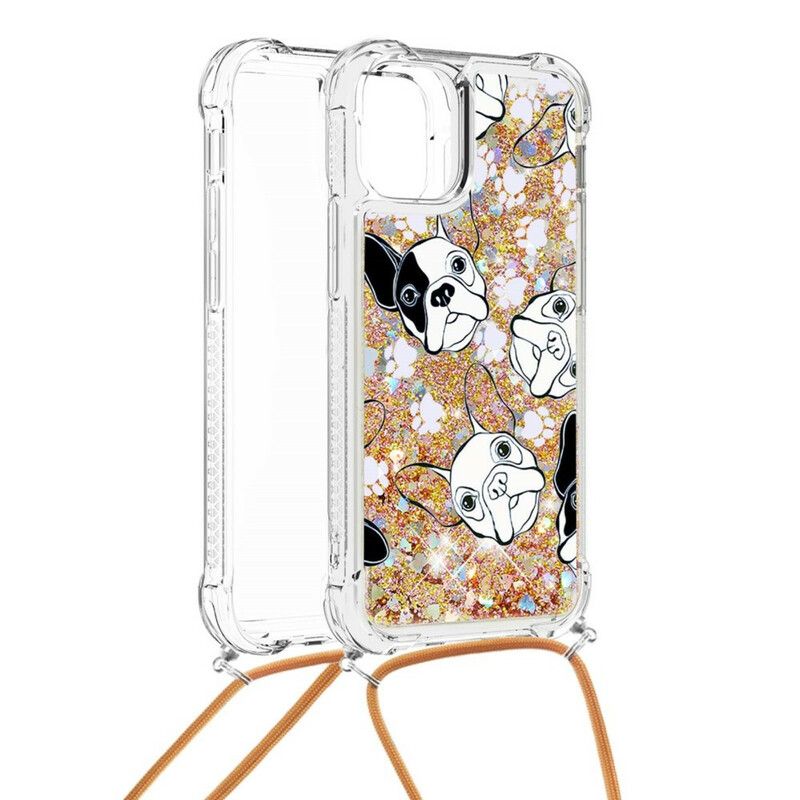 Cover Til iPhone 13 Pro Sequin-snørehunde