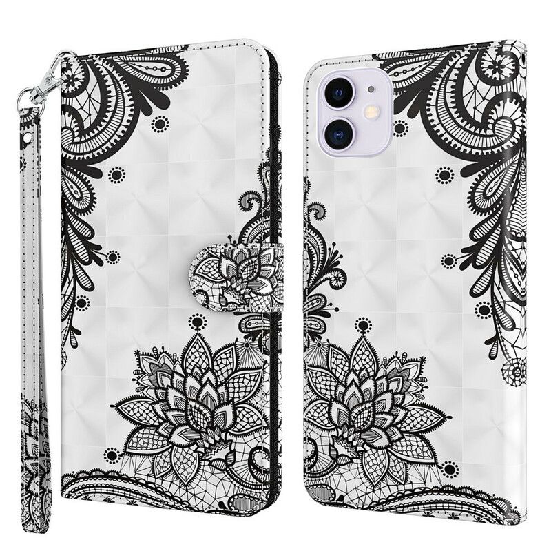 Flip Cover iPhone 13 Pro Blomster Blonder