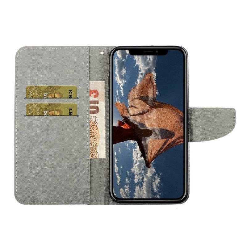 Flip Cover iPhone 13 Pro Strappy Beach