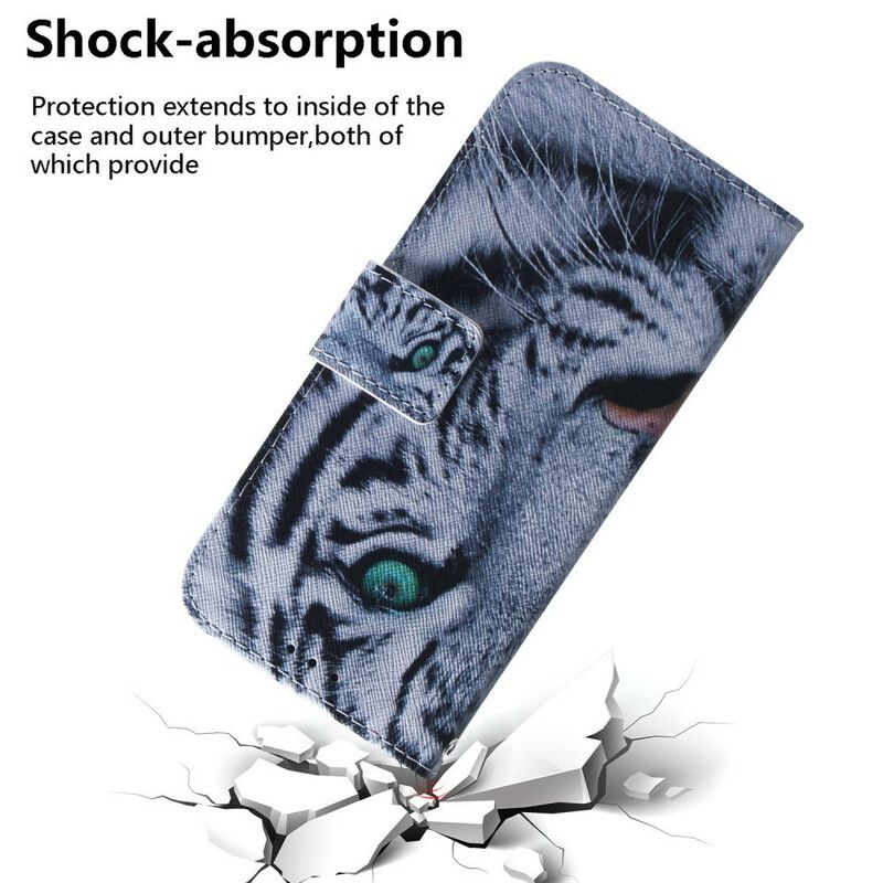 Flip Cover iPhone 13 Pro Tiger Face