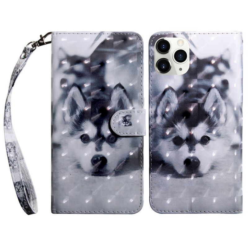 Flip Cover Til iPhone 13 Pro Light Spot Gustave The Dog