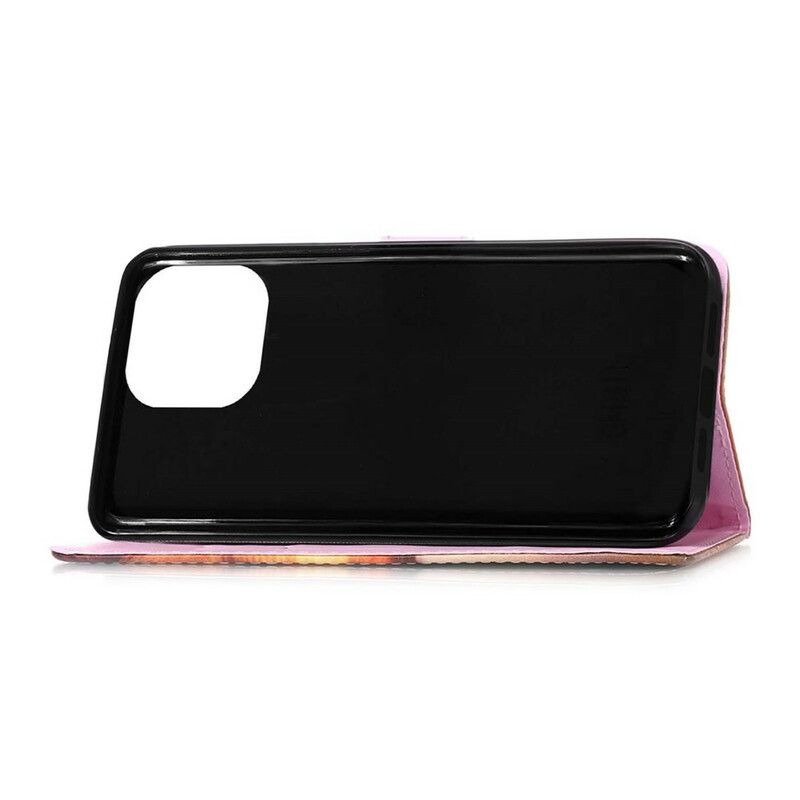 Flip Cover Til iPhone 13 Pro Panda Galaxy