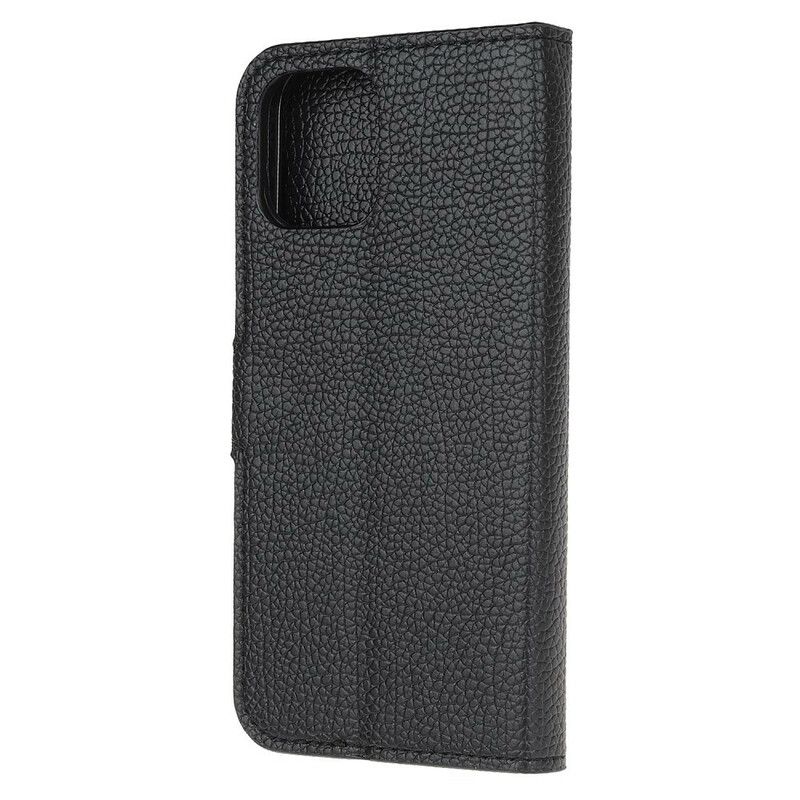 Læder Cover iPhone 13 Pro Telefon Etui Litchi Grain Lædereffekt