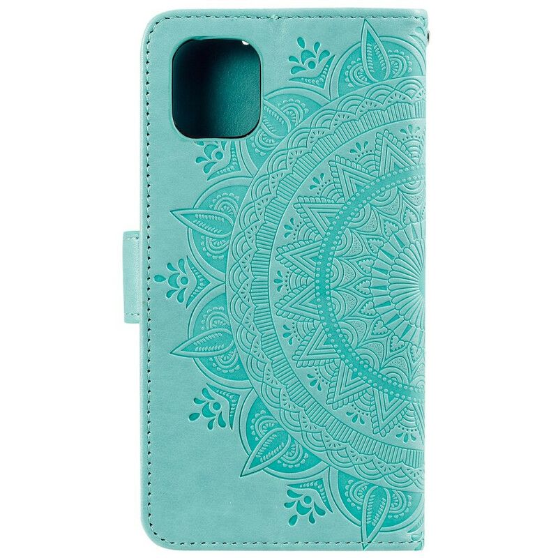 Læder Cover iPhone 13 Pro Telefon Etui Mandala Søn