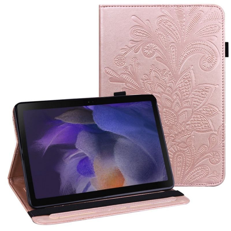 Etui Samsung Galaxy Tab A8 (2021) Blomsterdesign