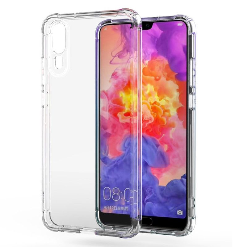 Cover for Huawei P20 Gennemsigtig Gennemsigtige Leeu-Beskyttelsespuder