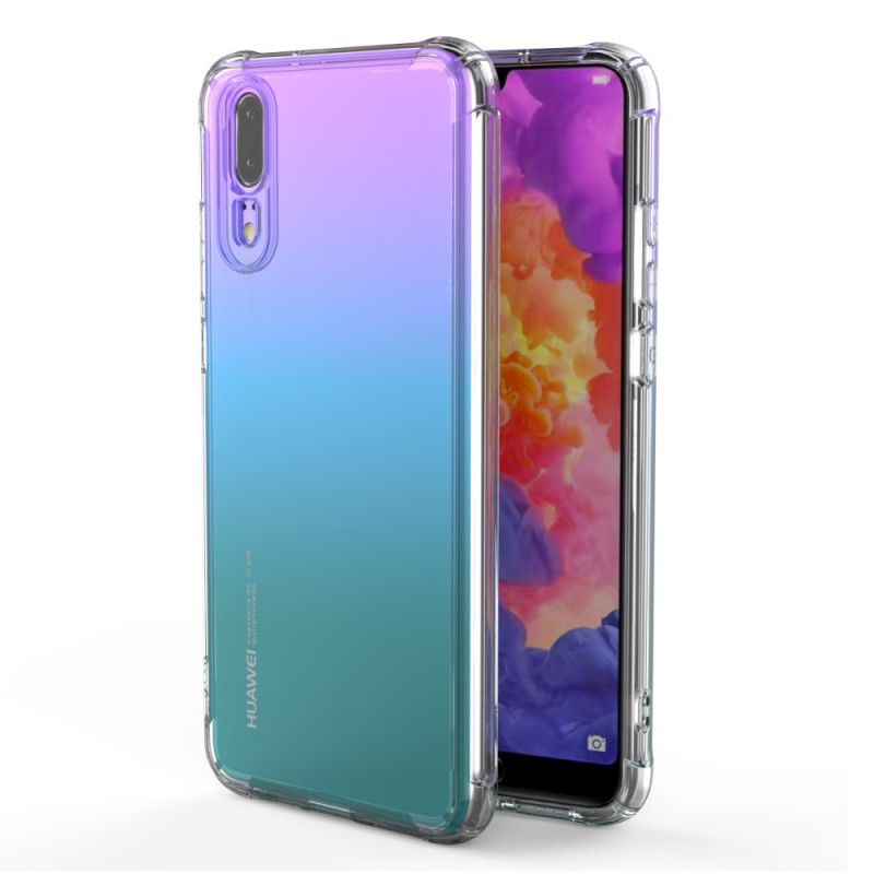 Cover for Huawei P20 Gennemsigtig Gennemsigtige Leeu-Beskyttelsespuder