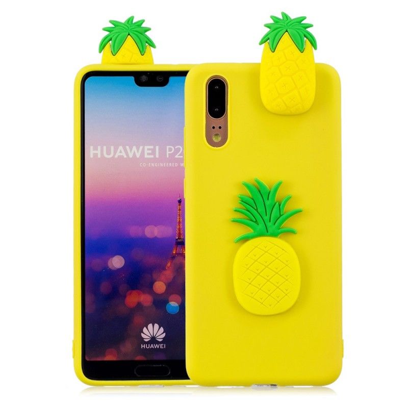 Cover Huawei P20 3D Ananas