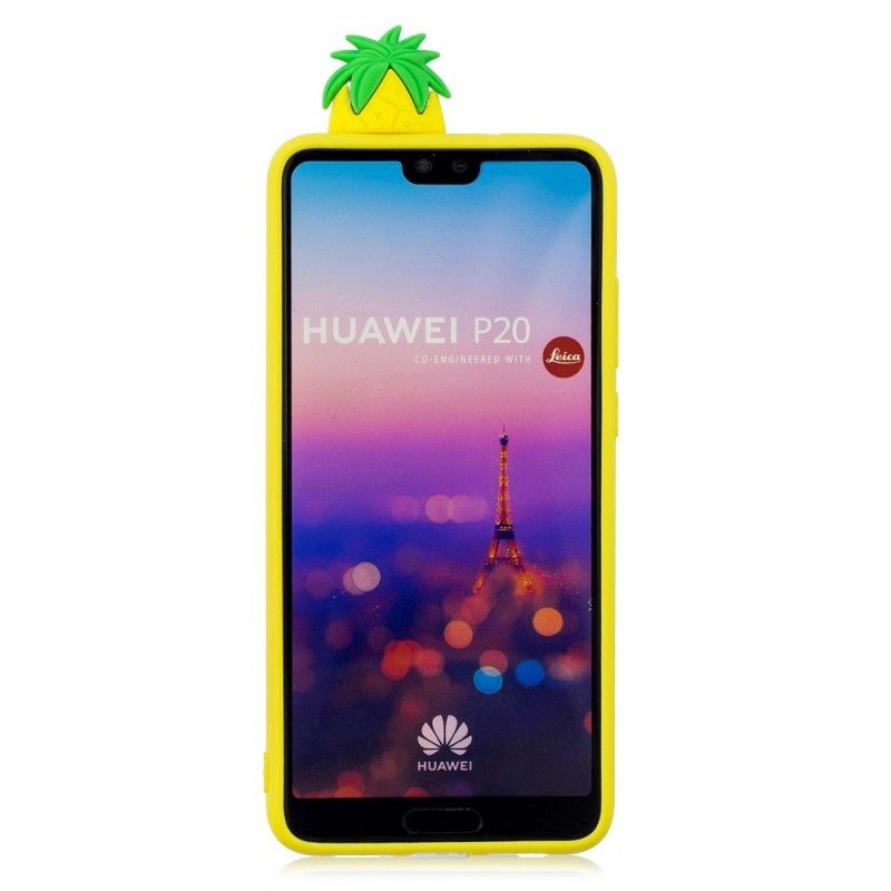 Cover Huawei P20 3D Ananas