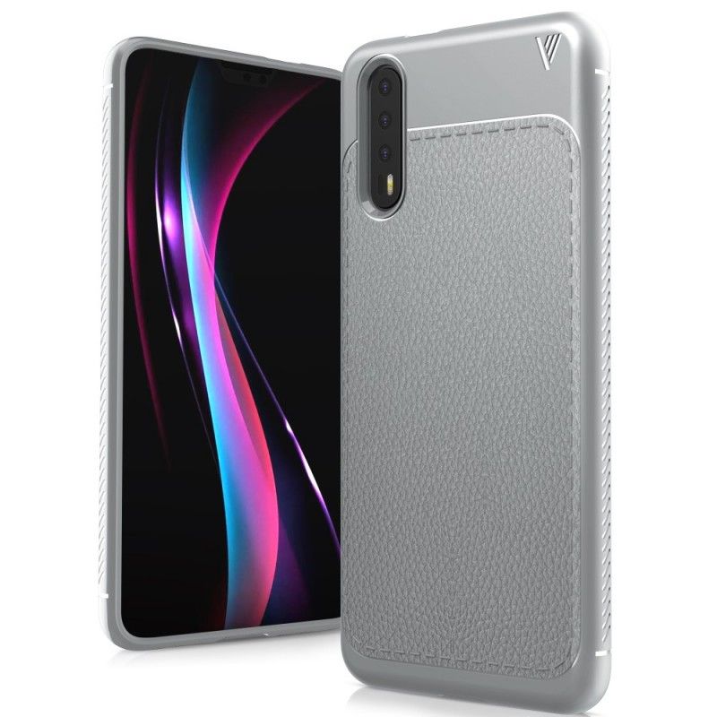 Cover Huawei P20 Grå Mobilcover Premium Lædereffekt