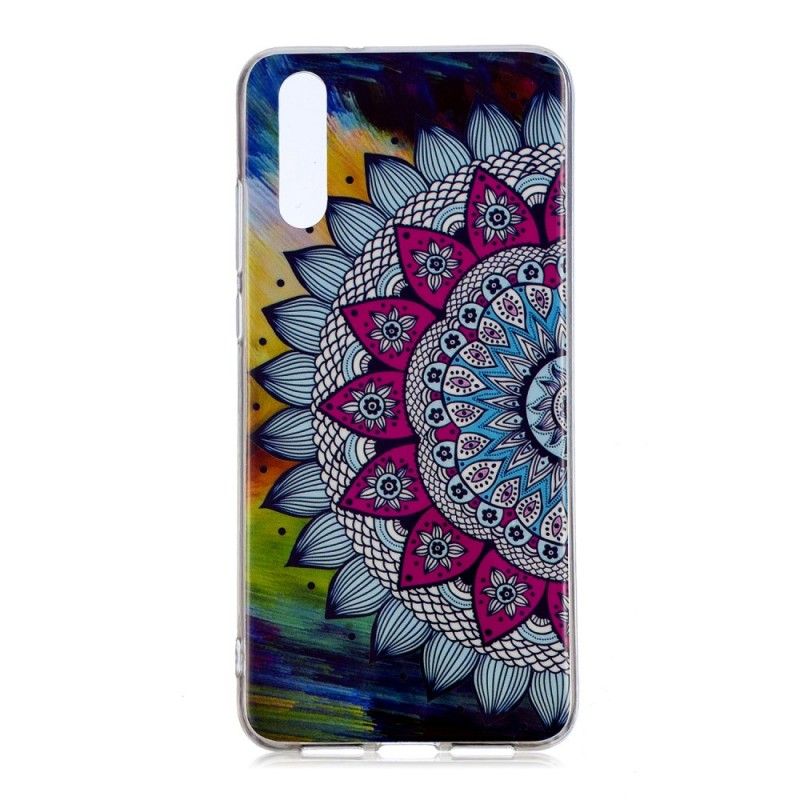 Cover Huawei P20 Mobilcover Fluorescerende Mandala