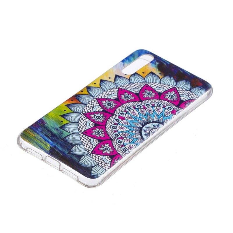 Cover Huawei P20 Mobilcover Fluorescerende Mandala