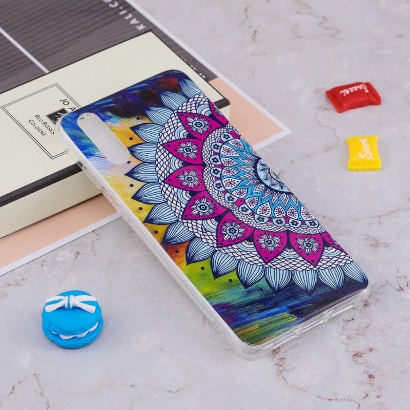 Cover Huawei P20 Mobilcover Fluorescerende Mandala