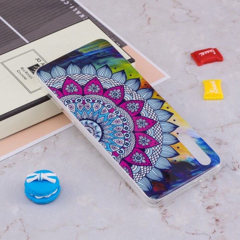 Cover Huawei P20 Mobilcover Fluorescerende Mandala