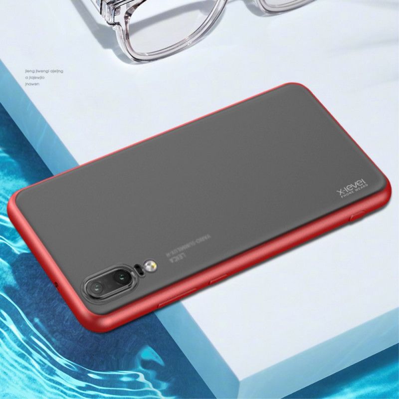 Cover Huawei P20 Rød Ultrafin Mat På X-Niveau