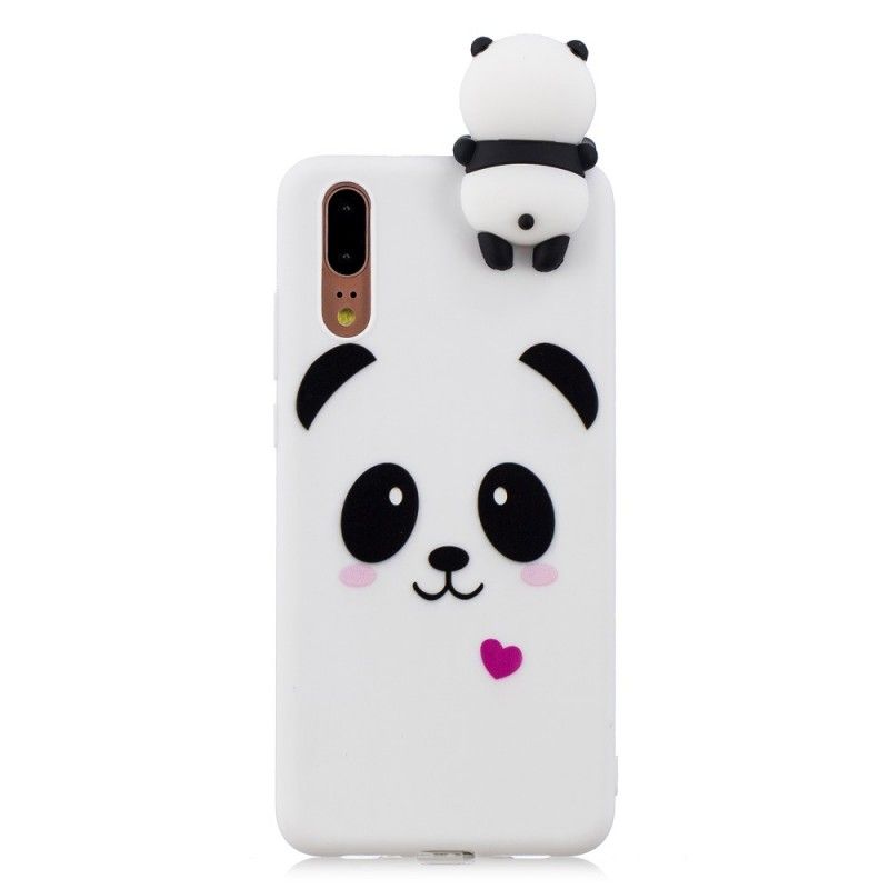 Cover Huawei P20 Sjov 3D Panda