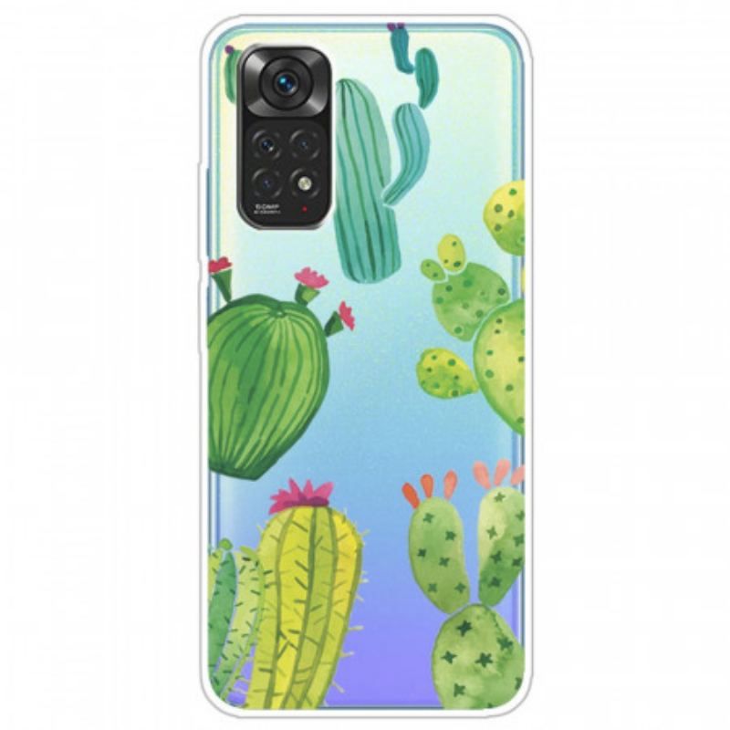 Cover Xiaomi Redmi Note 11 Pro / 11 Pro 5G Akvarel Kaktusser