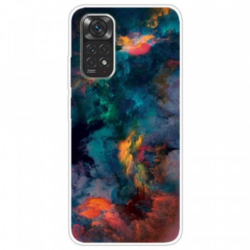 Cover Xiaomi Redmi Note 11 Pro / 11 Pro 5G Farverige Skyer