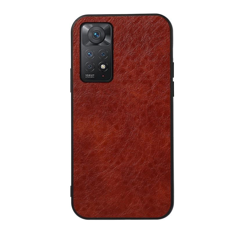 Mobilcover Xiaomi Redmi Note 11 Pro / 11 Pro 5G Tekstureret Kunstlæder