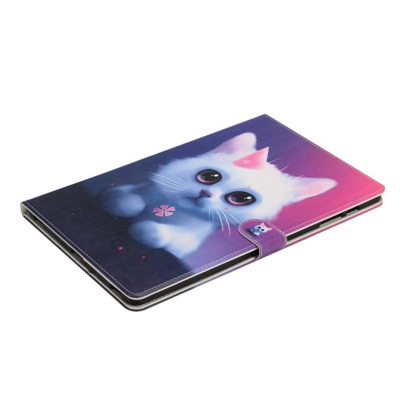 Flip Cover Læder for Samsung Galaxy Tab S7 Plus Hvid Killing