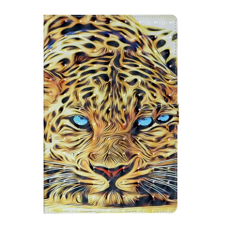 Flip Cover Læder for Samsung Galaxy Tab S7 Plus Tiger Kunst