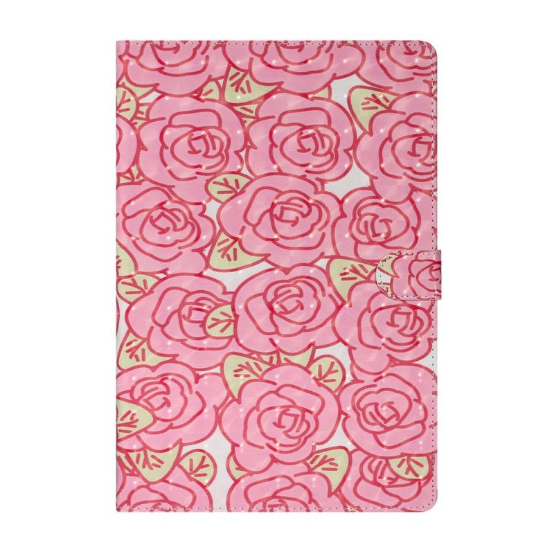 Flip Cover Samsung Galaxy Tab S7 Plus Blomster