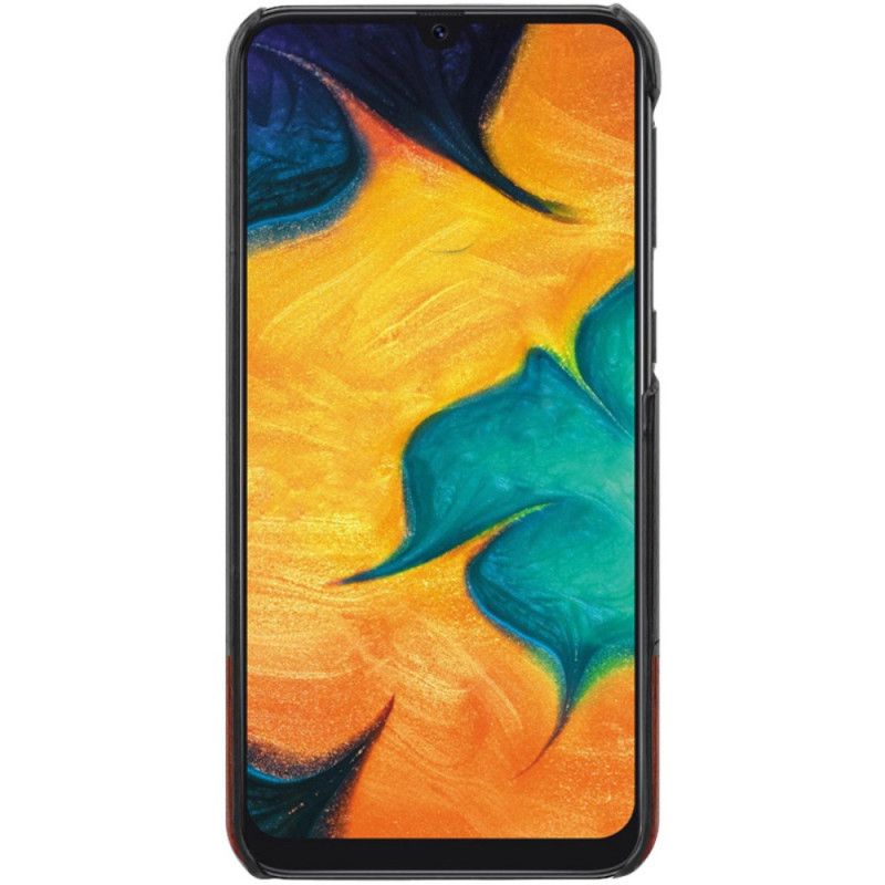 Cover for Samsung Galaxy A30 Sort Imak Ruiyi-Serien Lædereffekt