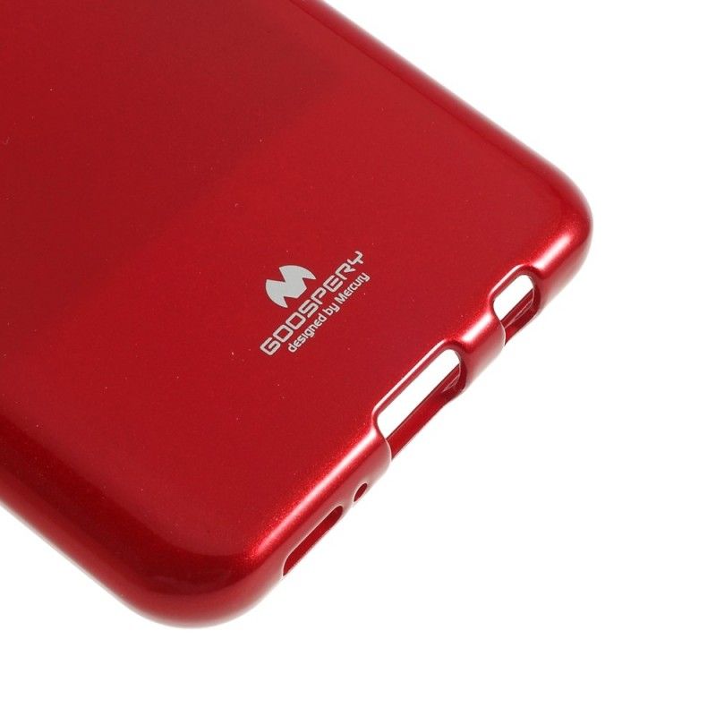 Cover Samsung Galaxy A30 Rød Prangende Metaleffekt