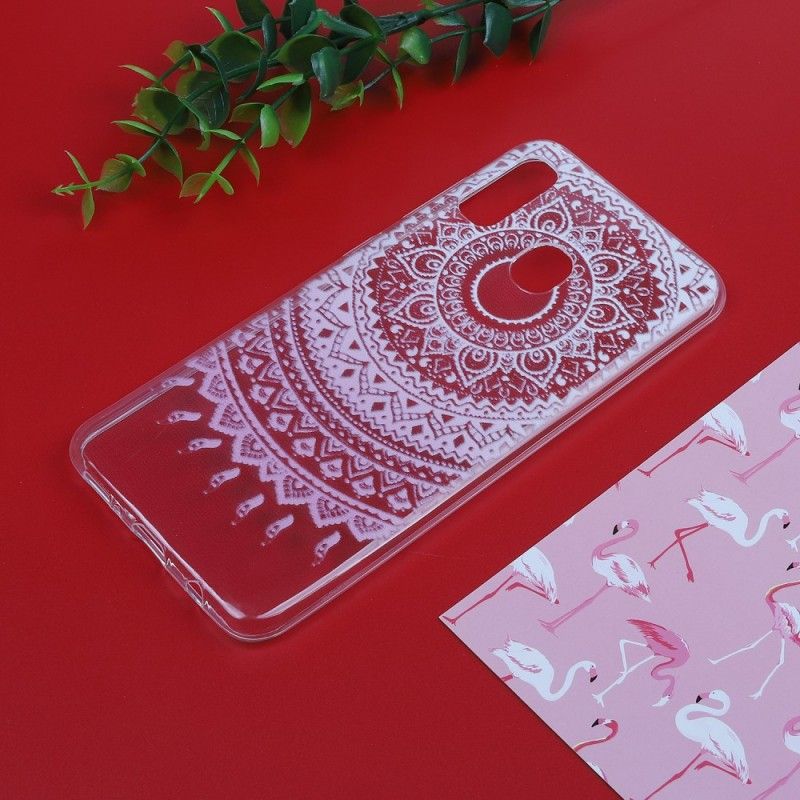 Cover Samsung Galaxy A30 Rose Gennemsigtig Farverig Mandala