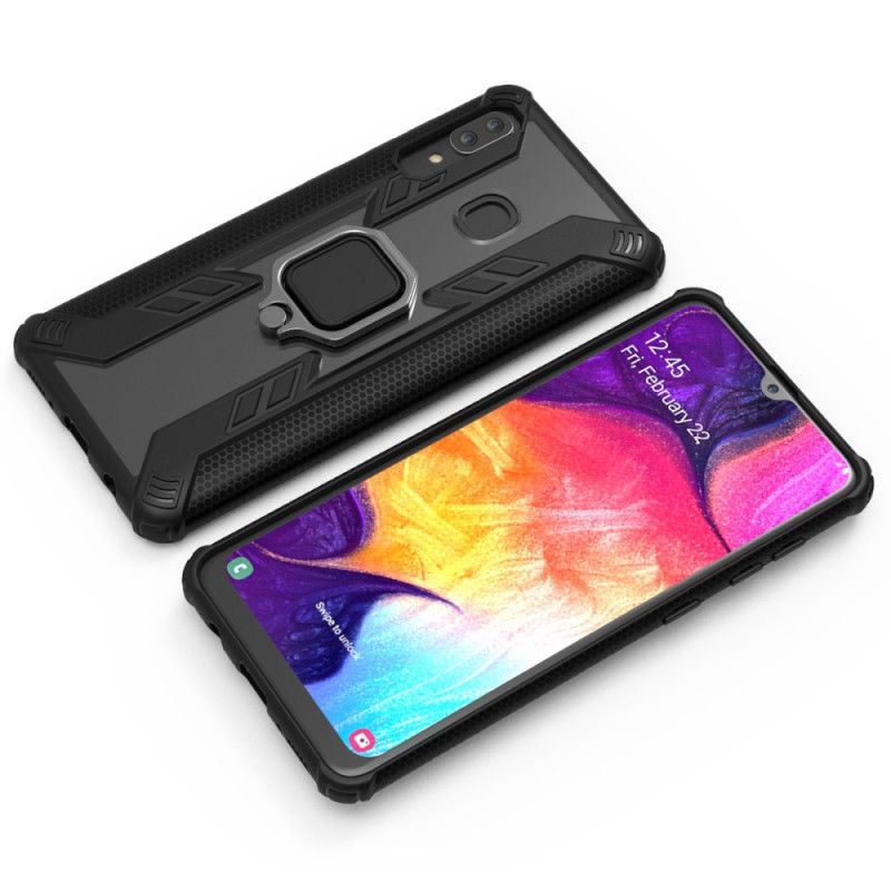 Cover Samsung Galaxy A30 Sort Premium Ring