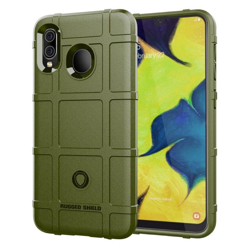 Cover Samsung Galaxy A30 Sort Robust Skjold