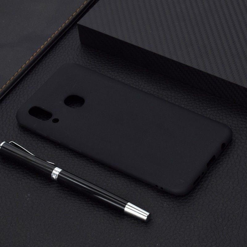 Cover Samsung Galaxy A30 Sort Silikone