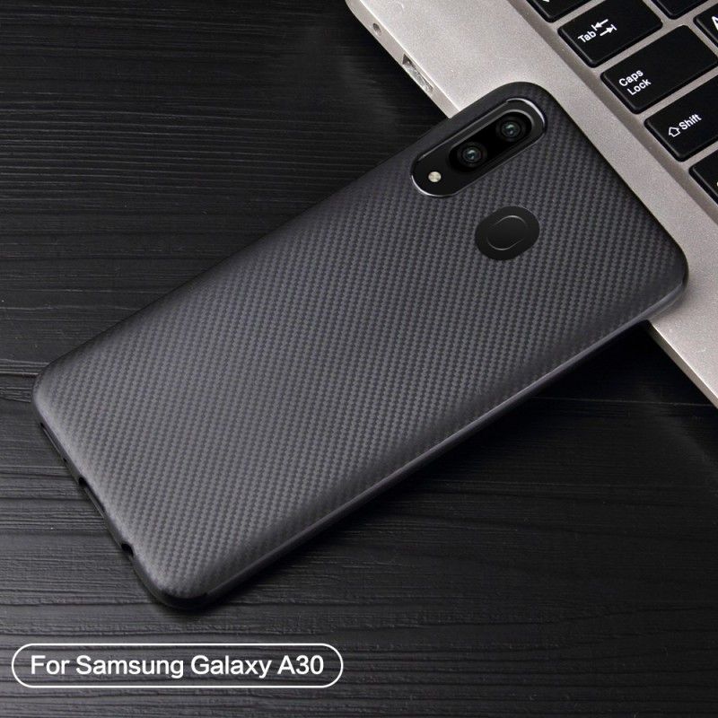 Cover Samsung Galaxy A30 Sort Skridsikker Vævet Beskyttelse