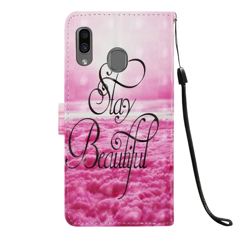 Flip Cover Læder Samsung Galaxy A30 Bliv Smuk Original