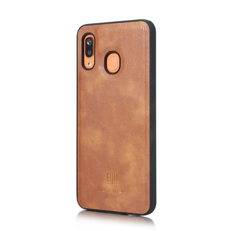 Flip Cover Læder Samsung Galaxy A30 Sort Dg. Aftagelig Ming