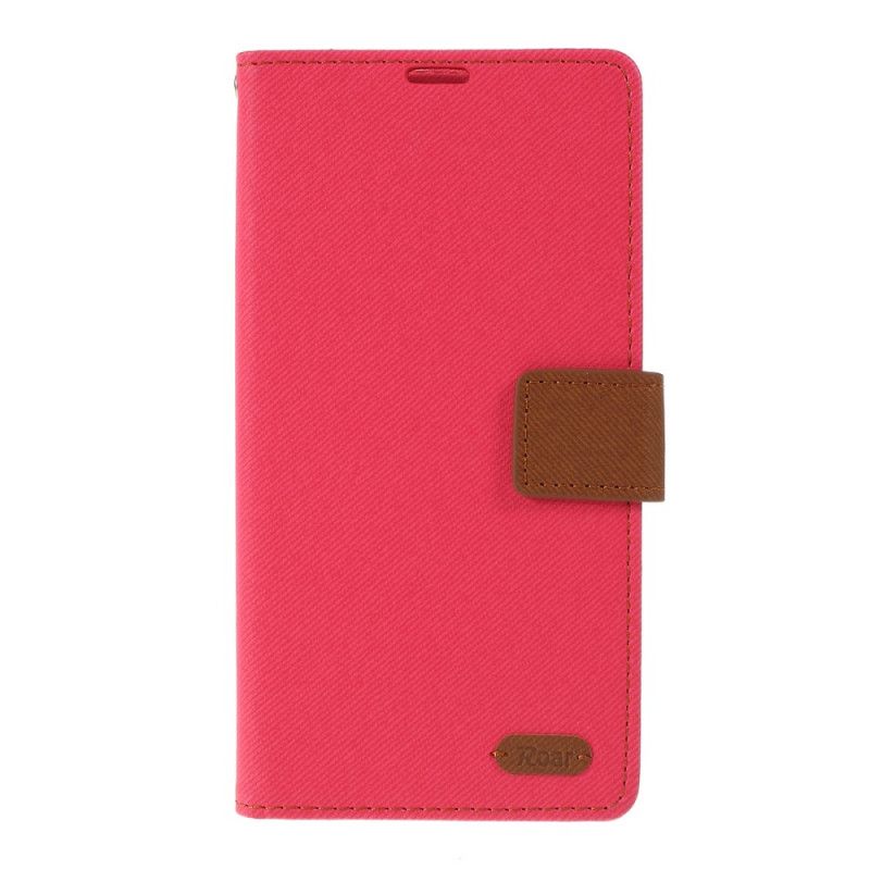 Flip Cover Samsung Galaxy A30 Magenta Tofarvet Stof